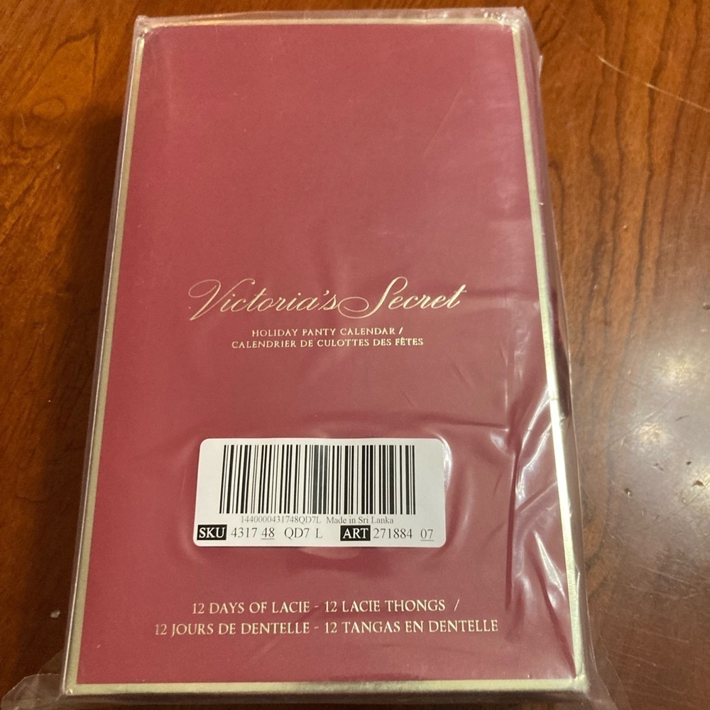 Victoria's Secret 12 days of Lacie Holiday Panty Calendar. NWT. 12 LaCie thongs